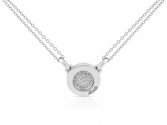 Collier Recarlo Femme in Or Diamante 0.18 Ct ZS 490/B - ZS 490/B